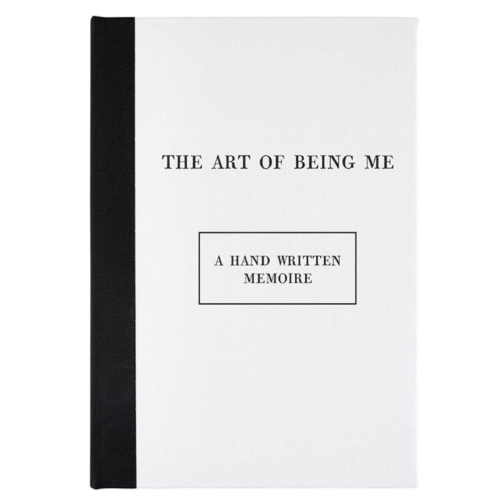 hardcover linen journal “The Art of Being Me…” 288pg: lined/kraft grid/plain-NWT